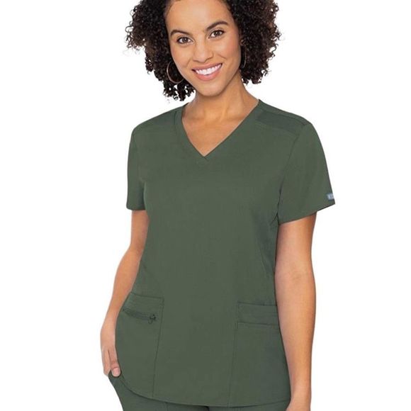 3 Piece Olive Scrub Set Sz Small - Picture 3 of 13